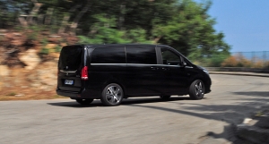 luxury van black stars limousines