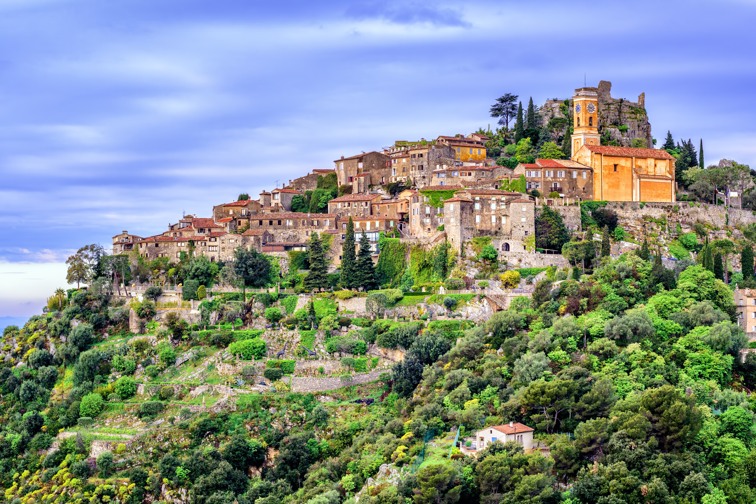 Eze,Hilltop,Village,Is,A,Famous,Resort,And,Tourist,Destination PRIVATE TOURS IN EZE VILLAGE